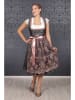 Edelnice Dirndl "Béatrice" in Anthrazit/ Rosa