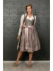 Edelnice Dirndl "Claire" in Grau/ Rosa