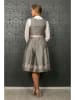 Edelnice Dirndl "Claire" in Grau/ Rosa