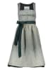 Turi Landhaus Dirndl in Petrol/ Hellgrau