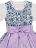 Turi Landhaus Dirndl in Blau/ Weiß/ Flieder