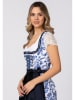 Stockerpoint Dirndl "Nikola" in Blau/ Weiß