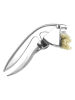 Ibili Edelstahl-Knoblauchpresse - (L)16 cm