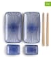 Ibili 6-delige sushi-set blauw