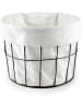 Ibili Brotkorb in Weiß/ Schwarz - Ø 20 cm