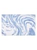Egeria Badvorleger "Marble" in Blau/ Weiß