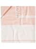 Egeria Saunatuch "Pestemal" in Creme/ Rosa