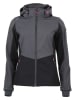 Peak Mountain Softshelljacke "Acafe" in Grau/ Schwarz