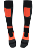 Peak Mountain Ski-/ Snowboardsocken "Achocks" in Schwarz/ Orange