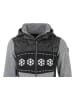 Peak Mountain Fleecejacke "Animo" in Schwarz/ Weiß