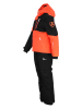 Peak Mountain 2-delige ski-/snowboardoutfit oranje/zwart