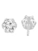 Diamonds lab grown Weißgold-Ohrstecker mit Diamanten
