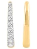 Diamonds lab grown Gouden creolen met diamanten