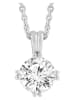 Diamonds lab grown Weißgold-Anhänger mit Diamant