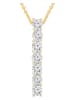 Diamonds lab grown Gold-Anhänger mit Diamanten