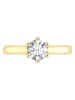 Diamonds lab grown Gold-Ring mit Diamanten