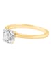 Diamonds lab grown Gold-Ring mit Diamanten