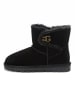 Gooce Leder-Winterboots "Gabriela" in Schwarz