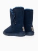 Gooce Leder-Winterstiefel "Hubbard" in Dunkelblau