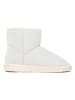Gooce Skórzane botki zimowe "Thimble" w kolorze białym
