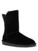 Gooce Leder-Winterstiefel "Breezy" in Schwarz