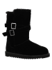 Gooce Leder-Winterstiefel "Huntspill Waterproof" in Schwarz