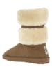 Gooce Leder-Winterboots "Mara" in Hellbraun