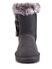 Gooce Leder-Winterstiefel "Alissa" in Grau