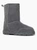 Gooce Skórzane botki zimowe "Gully" w kolorze szarym