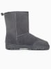 Gooce Skórzane botki zimowe "Gully" w kolorze szarym