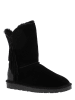 Gooce Leder-Winterstiefel "Honey" in Schwarz
