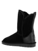 Gooce Leder-Winterstiefel "Honey" in Schwarz