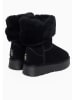 Gooce Skórzane botki zimowe "Beverly" w kolorze czarnym