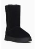Gooce Leder-Winterstiefel "Pikes" in Schwarz