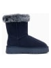 Gooce Leder-Winterstiefel "Alissa" in Dunkelblau