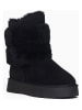 Gooce Leder-Winterstiefel "Bella" in Schwarz