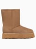 Gooce Leder-Winterstiefel "Sawel Waterproof" in Camel