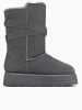 Gooce Leder-Winterstiefel "Huntspill Waterproof" in Grau