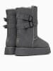Gooce Leder-Winterstiefel "Huntspill Waterproof" in Grau