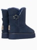 Gooce Leder-Winterboots "Colorado" in Dunkelblau