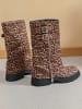 Sixth Sens Stiefeletten in Hellbraun/ Schwarz