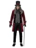 Carnival Party 4-delig kostuum "VICTORIAANSE VAMPIER" zwart/rood