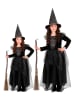 Carnival Party 2-delig kostuum "Heks" zwart