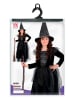 Carnival Party 2-delig kostuum "Heks" zwart