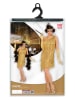 Carnival Party 3tlg. Kostüm "Flapper" in Gold