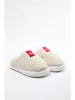 trendyol Kapcie w kolorze kremowym