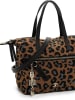 SURI FREY Henkeltasche "Tammy" in Hellbraun/ Schwarz - (B)33 x (H)23 x (T)13 cm