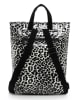 SURI FREY Rugzak "Jessy-Lu" zwart/wit - (B)34 x (H)40 x (D)15 cm