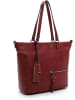 Tamaris Schultertasche "Nele" in Dunkelrot - (B)43 x (H)32 x (T)16 cm