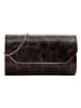 Tamaris Clutch "Amalia Finish" in Braun/ Schwarz - (B)22 x (H)13  x (T)4 cm